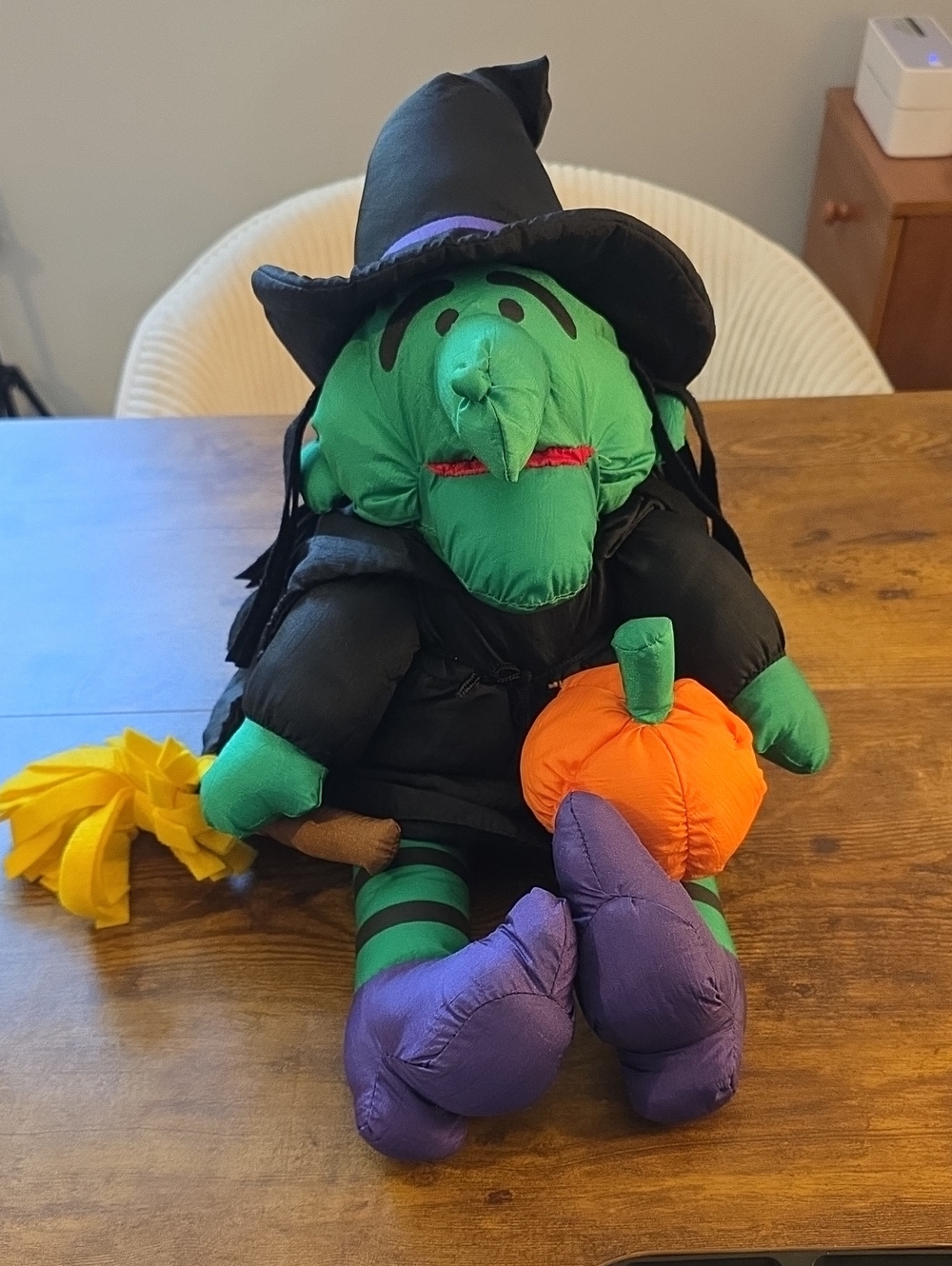 Vintage Nylon Plush Witch